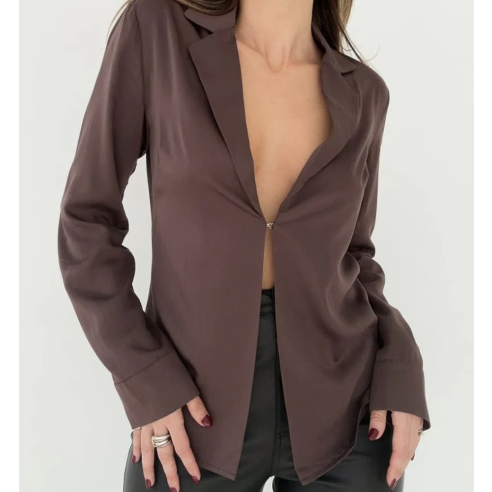 Brown Vintage Top